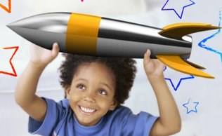 Preschool rocket